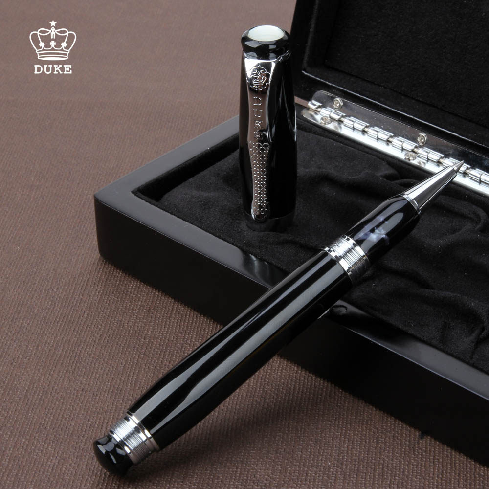 Officially authorized DUKE German Duke signature pen holiday gift 619 tutor pearl pen signature pen business gift gift box men and women office signing signature pen thick pen holder metal pen lettering