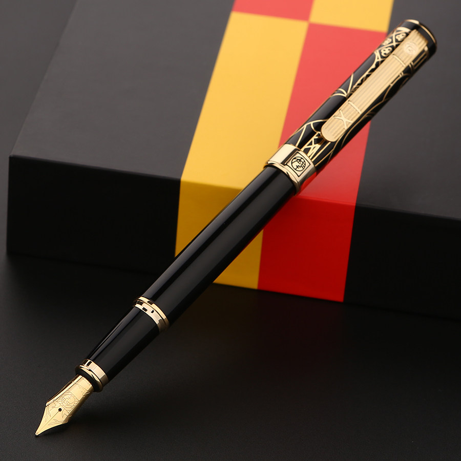 pimio Picasso pen Men's upscale 902 Iridium Gold Pen Lady Gift Gift-giving Calligraphy Beauty Work Pen Business Office Practice Character Ink Pen Delicate Gift Box Dress Free Lettering Customization