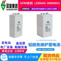 Double Den Accumulators 2V200AH GFM-200 Double Denden 2V300AH DC Screen UPS EPS Emergency Equipment