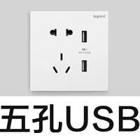 Двойной USB пять лунок