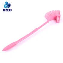 Toilet-free detergent brush Soft brush Creative long handle toilet brush Toilet toilet cleaning brush detergent brush