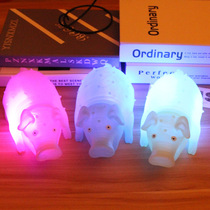 Creative fiasco called pig toy vocal rubber vent pig adult fall and no bad pet is called Desperate Shining Pig