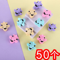 Cartoon Q Edition Back Force Small Plane Macaron Creativity Cute Little Toy Mini stall Inertial Return Toy Car