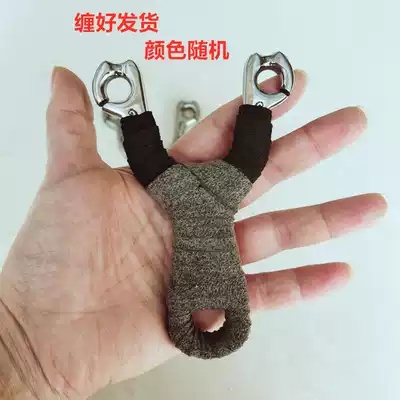 440C stainless steel slingshot super hard out of the pit straight plate Liulang belt positioning groove round skin traditional projectile outdoor competition
