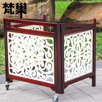 Fanchao ethnic adult plucked instrument accessories 402 dulcimer performance stand frame colored wood hollow carving