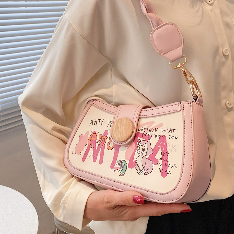 Hong Kong I Tgreg popular small bag women's fashion high-end texture niche one-shoulder messenger bag Western style armpit bag