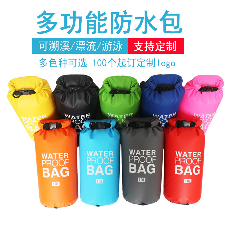 Outdoor Anadromous Creek Drift Waterproofing Bucket Bag Snorkeling Swimming Bag Beach Bag PVC Nip Net Containing Waterproof Bag Custom Bag