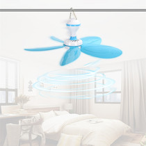 Small ceiling fan Bed mini student dormitory mosquito net ceiling fan Breeze mute small electric fan Household large wind