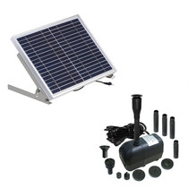 17V10w Solar Pumping Water Pump Courtyard Fake Mountain Solar Fountain High Power Solar Submersible Pump Shower