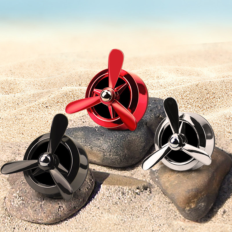 二号三号汽车香水空军摆件空调口出风口小风扇车载车内装饰用一号