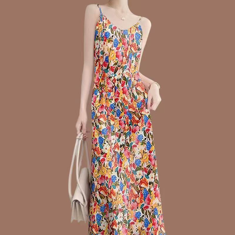 Big Sale Pickup -2025 Summer New Slim Fit Age-Reducing Belly Covering Ladieswear's Vest Suspender Mid-Length Dress for Women Big Sale Pickup -2025 Summer New Slim Fit Age-Reducing Belly Covering Ladieswear's Vest Suspender Mid-Length Dress for Women