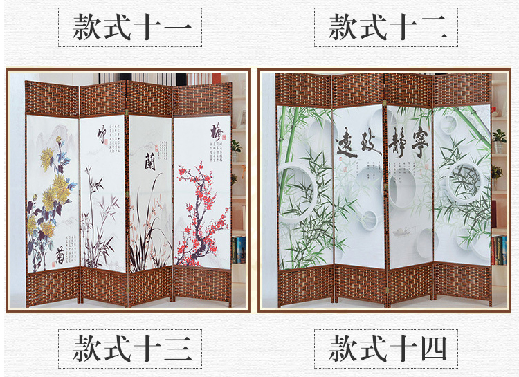 Hiện đại mới Trung Quốc màn hình phân vùng phòng khách gấp di động đơn giản đẩy kéo tường văn phòng gấp màn hình căn hộ nhỏ - Màn hình / Cửa sổ cac mau binh phong dep