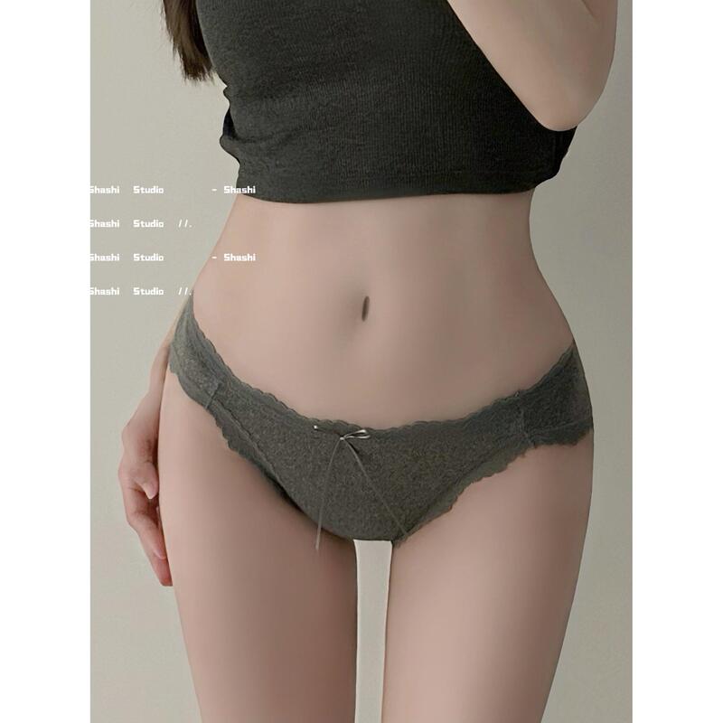 Victoria Lace-Trimmed Women's Cotton Panties, Summer Thin Style, Low-Waist, High-Cut, Sexy, Stylish, Comfortable Briefs Victoria Lace-Trimmed Women's Cotton Panties, Summer Thin Style, Low-Waist, High-Cut, Sexy, Stylish, Comfortable Briefs