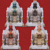 The Dragon King of the Four Seas the white marble Dragon King Statue the Dragon King of the East China Sea the Dragon King of the South China Sea household ornaments the Dragon King Statue