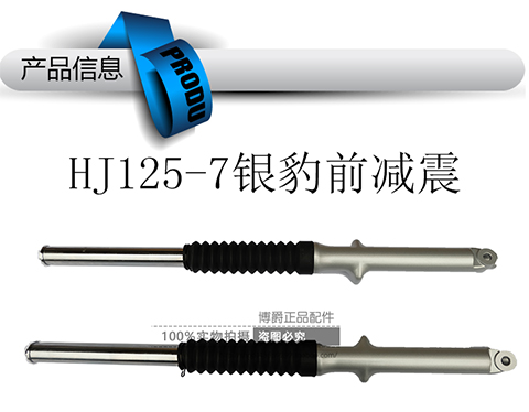 Áp dụng Haojue Leopard xe máy màu bạc da báo HJ125-7 giảm xóc trước HJ125K giảm xóc trước HJ150-3 phuộc trước phuộc nhún sau xe future neo