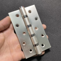 High quality 201 stainless steel hinge four bearing 5 inch thickness 3mm silent hinge polished silver light