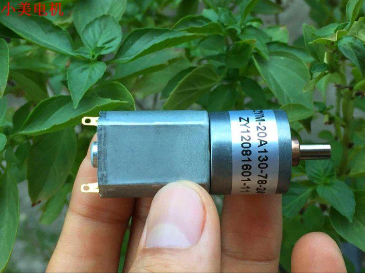 High quality 130 decelerated motor DC 12V 56 turn large torque mute D shaft motor-Taobao