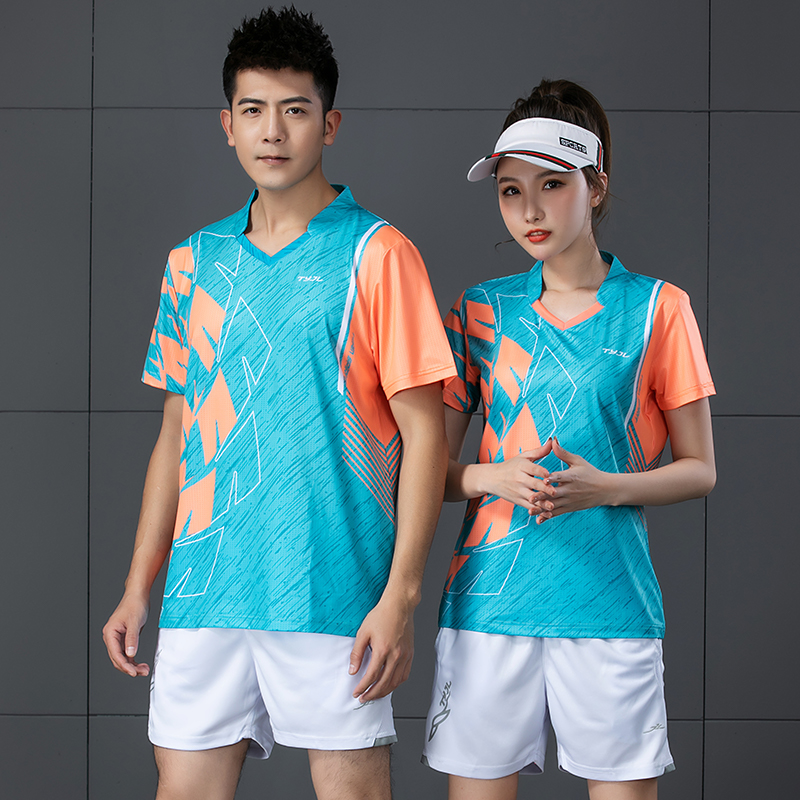 Volleyball clothes suit men and women short sleeves air volleyball ball game training shuttlecock team uniforms customised development ticket