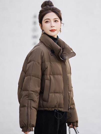 Jiujiang Short Down Jacket Women's Autumn and Winter 2025 New Style Fashionable Western Design Unique Popular Popular Jacket