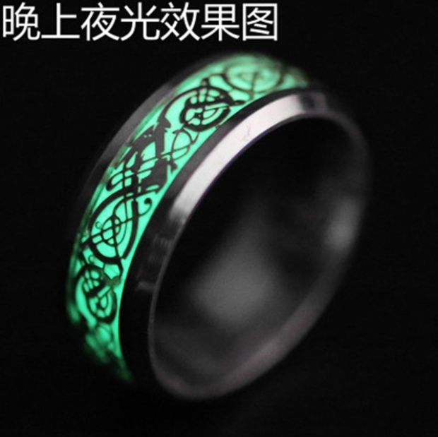 Nhật Bản và Hàn Quốc dòng người phát sáng nhẫn nam cá tính nam nhẫn bạc sterling sinh viên duy nhất nhẫn thời gian nhẫn nữ nhẫn nhẫn cầu hôn