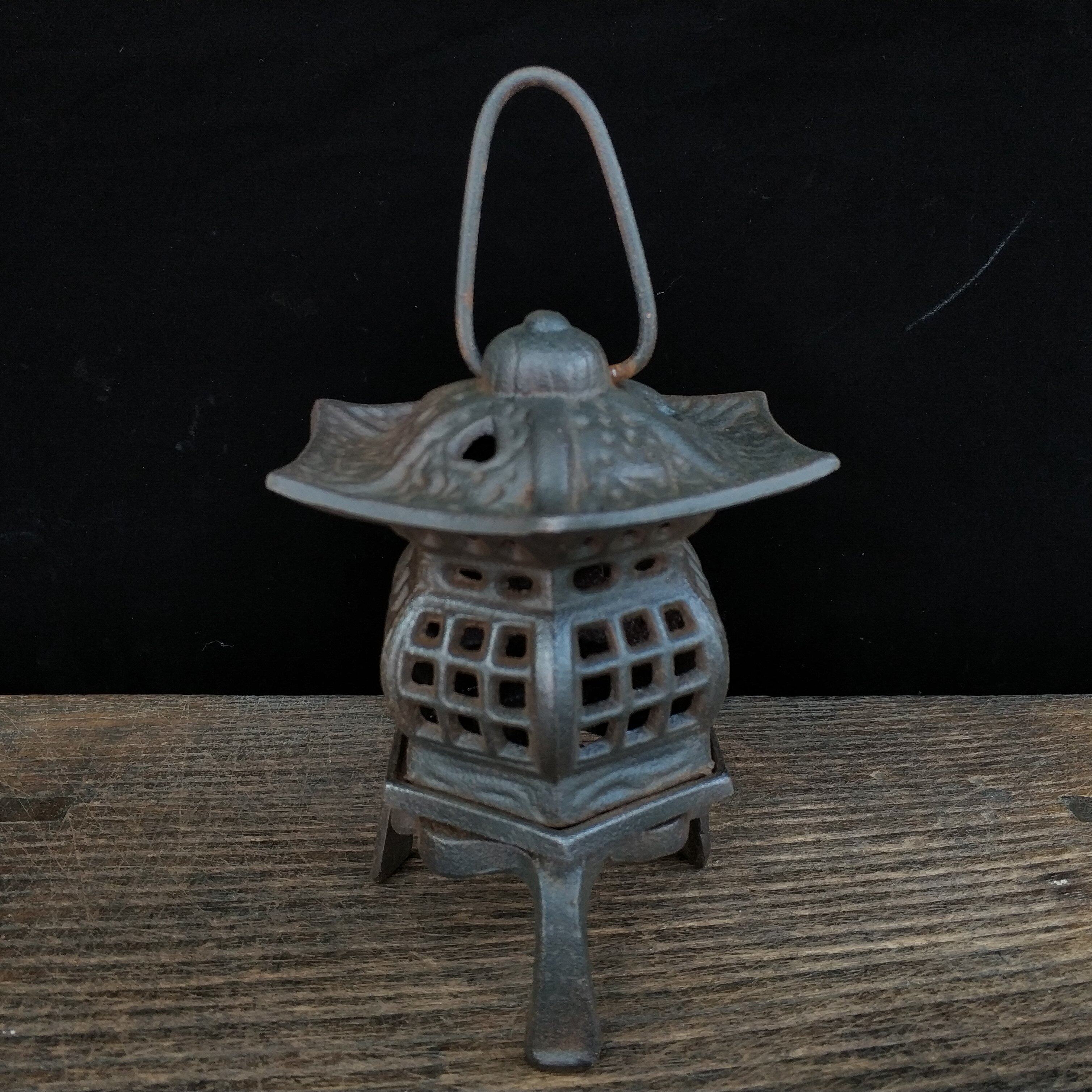 Iron beam guardrail lamp retro oil lamp nostalgift decoration lighting for lighting film and television props houseButter lamp