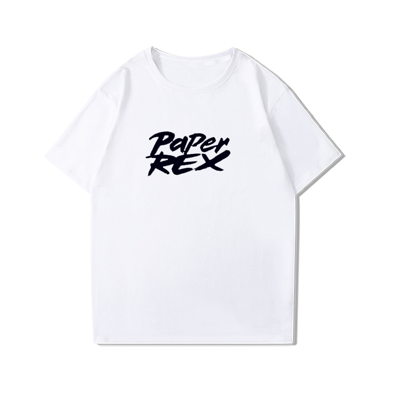 E-Sports Merchandise Valorant Paper Rex Fearless Team Uniform T-Shirt Summer Prx Power Rangers Pure Cotton Short-Sleeve