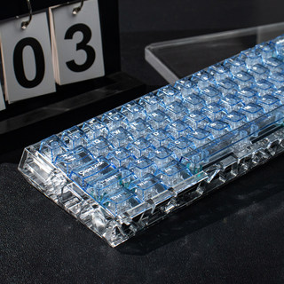 Light blue transparent keycap 127 key pc pad printing original high