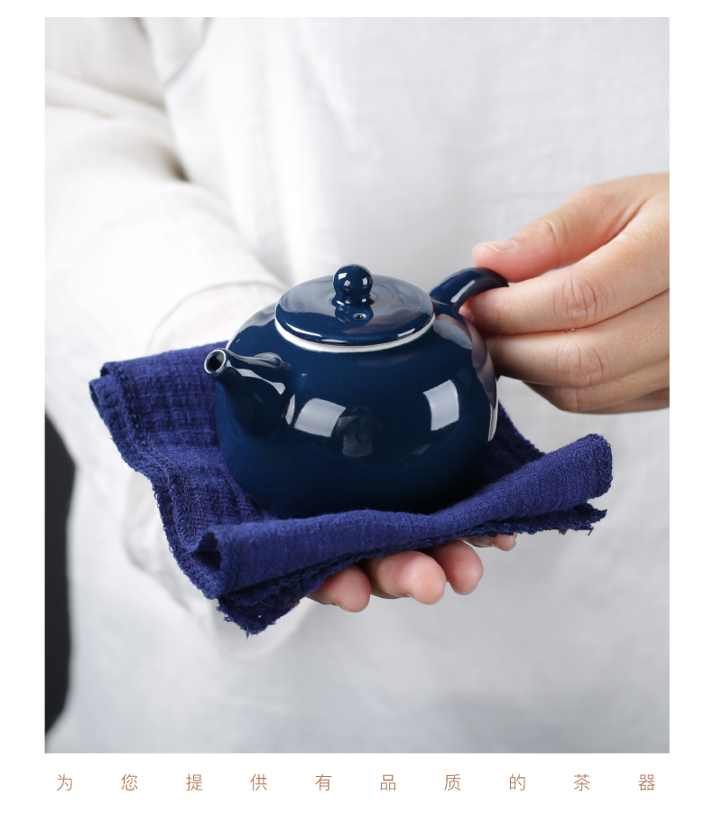 Poly real (sheng to crack a pot of ceramic portable bag fourth car kung fu tea set mini home the teapot