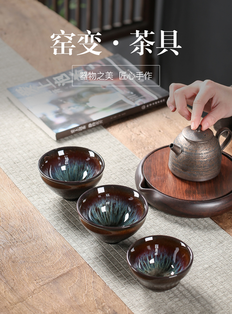 Variable size against the hot cups personal master kung fu tea cup set built light ceramic sample tea cup but small bowl