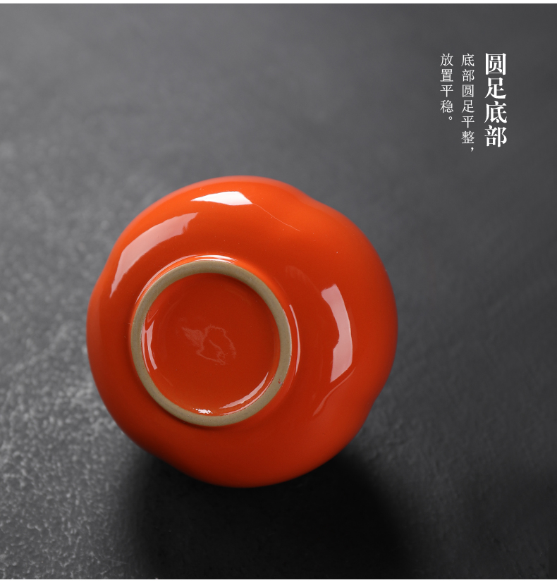 Persimmon tea as cans ceramic large mini household creative seal storage POTS furnishing articles all the best gift box package