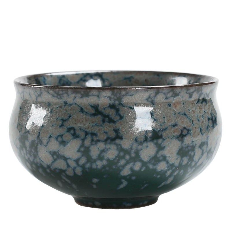 Five lines of glass ceramics master kung fu tea cup set Five ancient jun tea set size sample tea cup single glass up