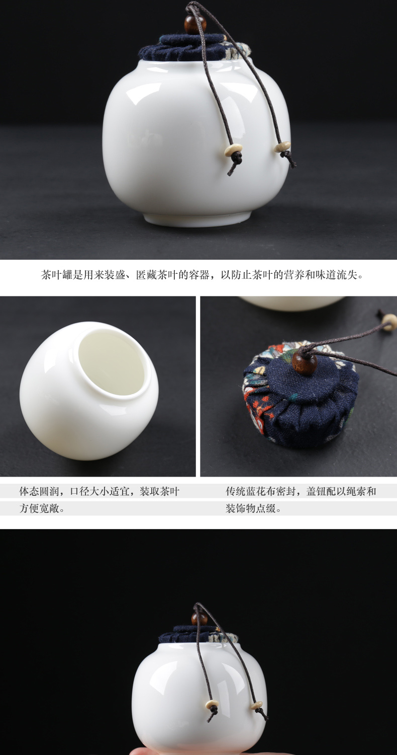 Poly real (sheng jade porcelain kung fu tea set dehua white porcelain teapot teacup tureen of a complete set of ceramic household by hand