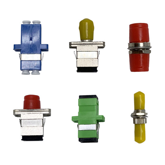 Fiber optic connector butt connector simplex SC flange FC/LC/ST butt connector fiber optic coupler carrier grade optical brazing connection