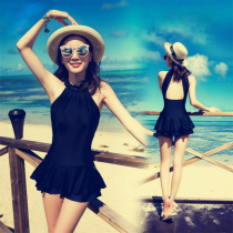  South Korea 2021 new swimsuit womens summer fairy conservative plus size thin belly cover ins hot spring womens swimming wear