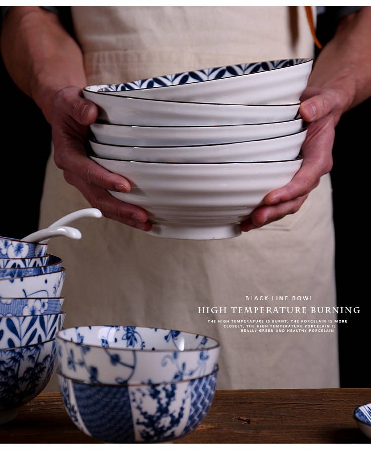 The Japanese kitchen and wind dishes with rainbow such as bowl bowl hand - made tableware ceramic dishes