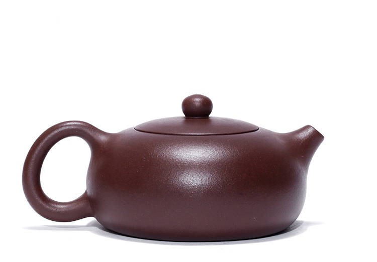 The kitchen yixing it pure manual kung fu tea pot home outfit purple mud flat xi shi tea set 240 c