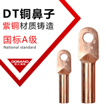 Direct sale waterproof wiring copper nose DT10-DT400 national standard cold press terminal terminal ear wire nose copper terminal