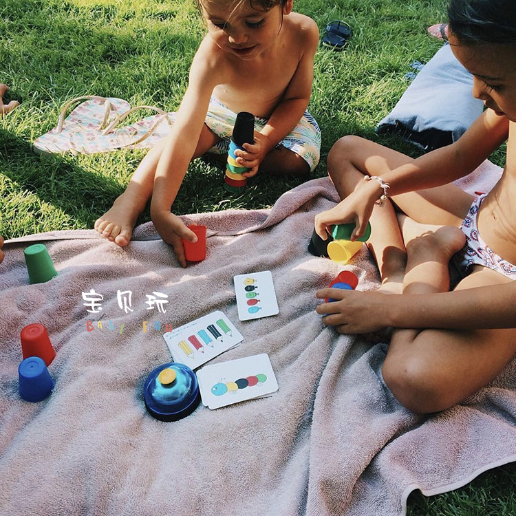 Baby play quickcups fast hand folding cup parent-child party table game practice reaction export foreign educational toys