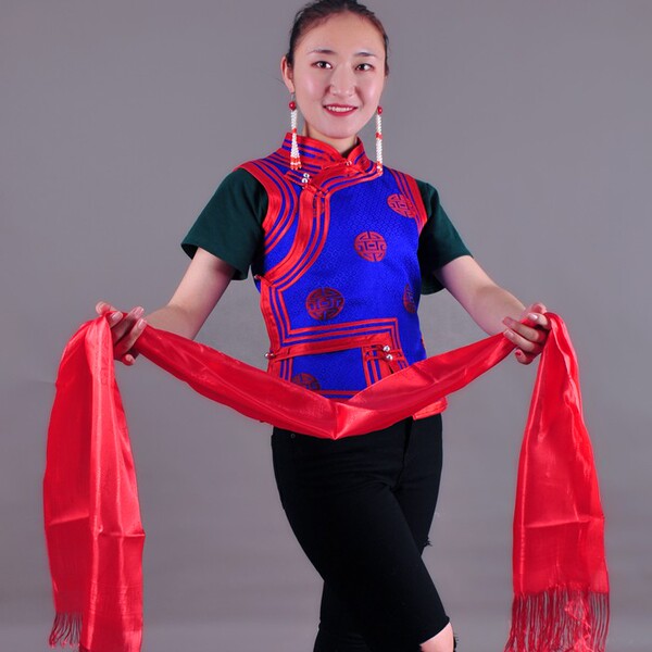 Mongolian Mongolian Hada Blue White Red Mongolian Hada Hada Inner Mongolia Welcome Neutral Hada 1 M 8 M Long