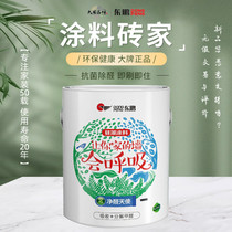 Wall paint indoor environmentally friendly diatom mud water health coating Dongpeng pure white matte inner wall non latex paint white