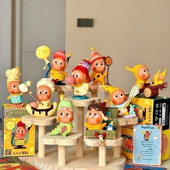 Cute and cute new large star man series trendy blind box car desktop ornaments decorative children's toys