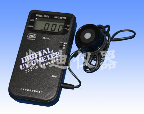 The original Shanghai Jiading Student Union automatic range UV radiation illuminance meter ZDZ-1 type UV radiation illuminance measurement