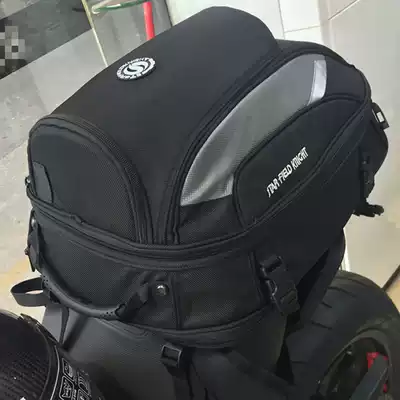 Motorcycle rear seat bag, rear tail bag, knight riding backpack, shoulder bag, helmet bag, full helmet, rainproof