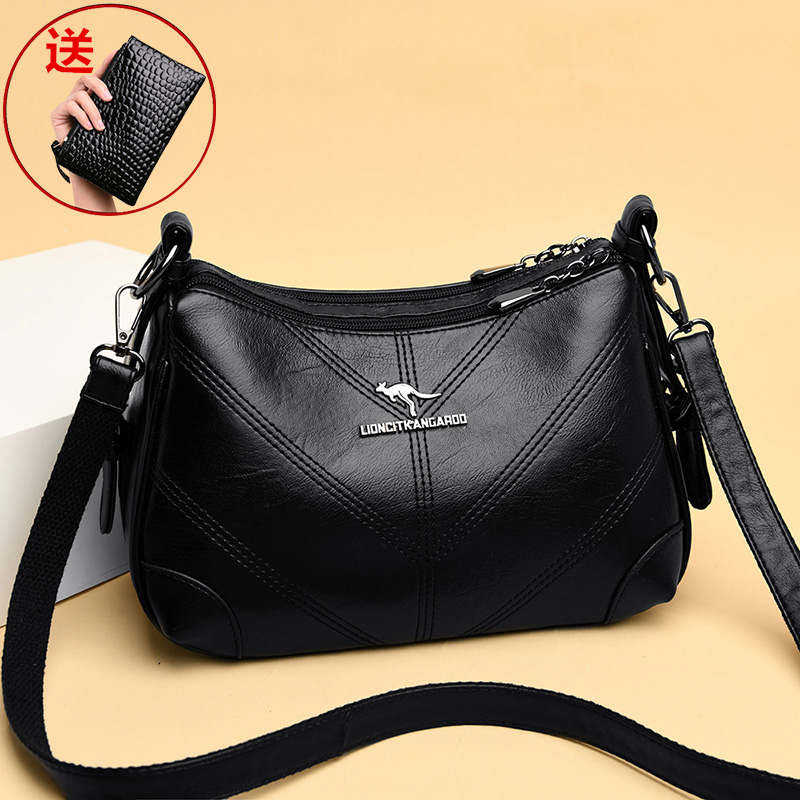 Mother bag middle-aged mother-in-law messenger bag female 2021 new bag middle-aged female bag mother bag small large capacity