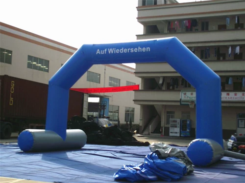 定制充气拱门开业活动卡通五边形户外庆典比赛马拉松喷绘拱门气模