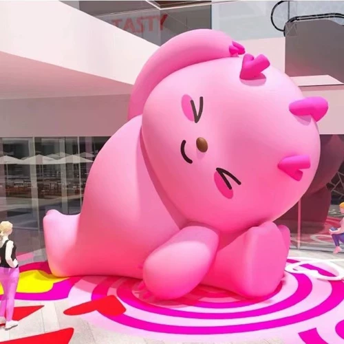 Надувной мультяшный китайский талисман, делается под заказ