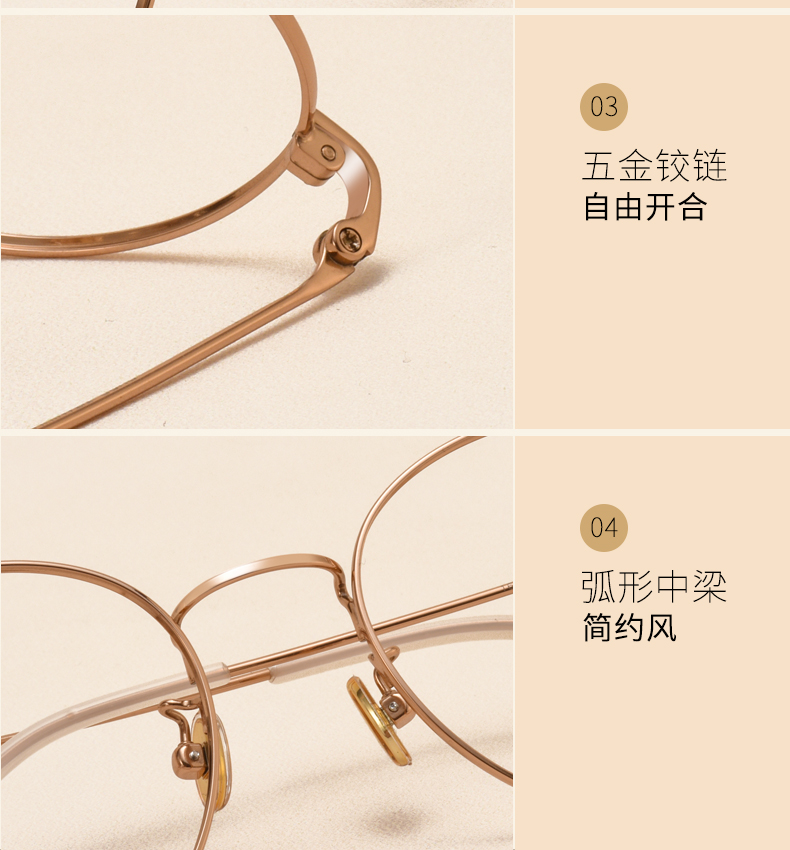 Kính titan nguyên chất hình bầu dục titan gọng kính nữ màu đỏ với kính cận thị có một số khung tròn siêu nhẹ mặt tròn phiên bản Hàn Quốc của thủy triều kính đổi màu