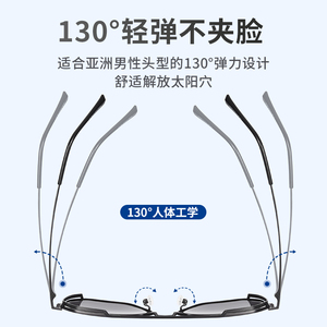 2021新款时尚偏光飞行员近视墨镜防紫外线男驾驶专用防眩光