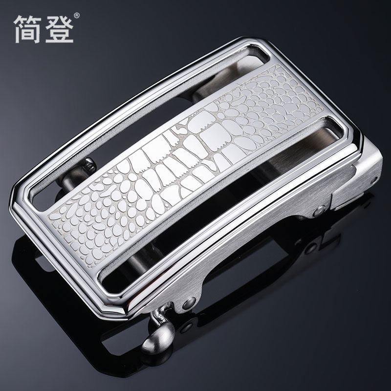 304 stainless steel belt buckle head automatic belt buckle head male 3 5cm belt buckle head accessories pants with clip man
