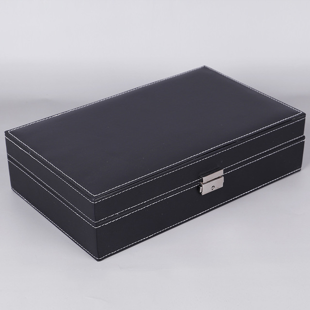 New exquisite jewelry mechanical and electronic high-end 6-bit watch box display box custom leather storage box jewelry box